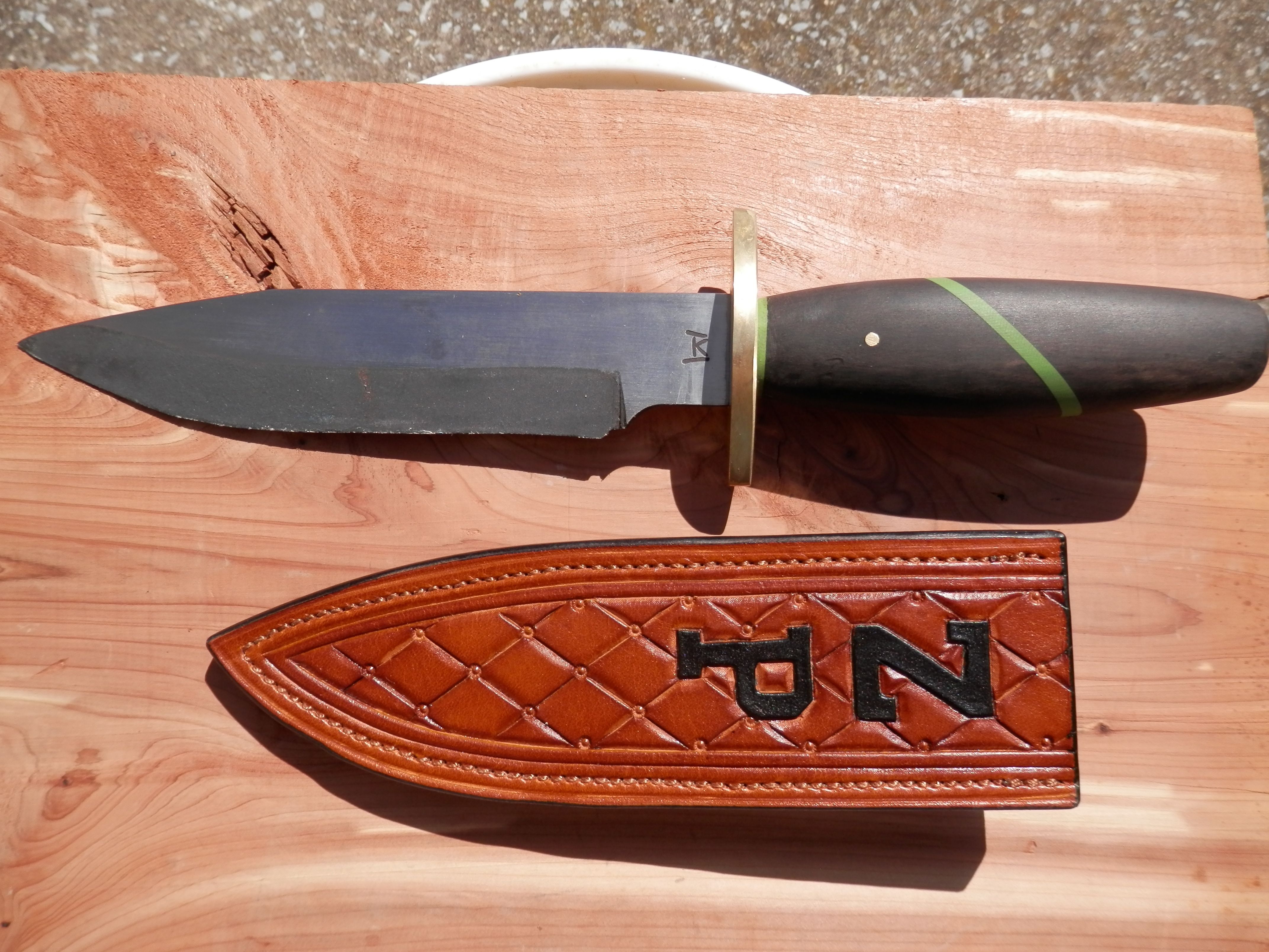 Hand Crafted Custom Handmade Knife Sheaths by Hubbard Leather