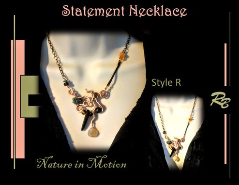 Custom Made Statement Jewelry,High Fashion Jewelry,Gemstones Necklace,Custom, Designer, Wife ,Gift, Girlfriend