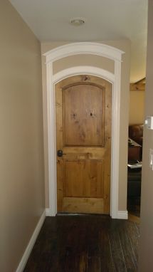 Custom Made Double Arched Top Door