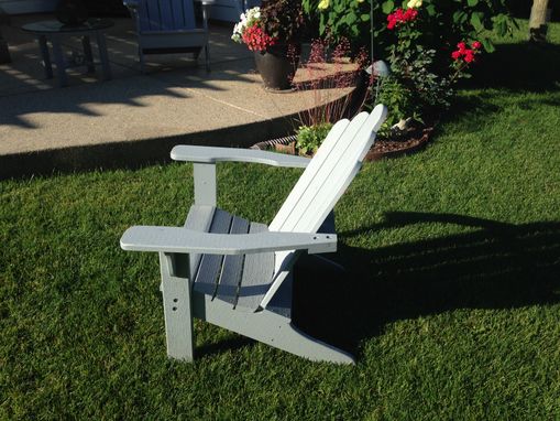 Custom Made Painted Adirodack Chairs & Out Door Tables