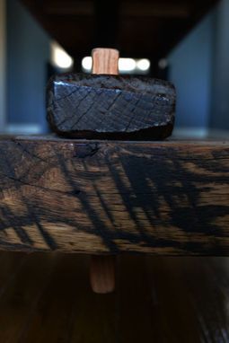 Custom Made Authentic Barn Wood White Oak Farmhouse Table