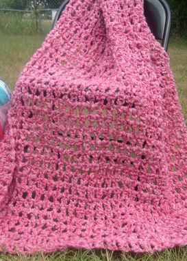 Custom Made Sale / Breezy Country Cottage Crocheted Afghan/Throw