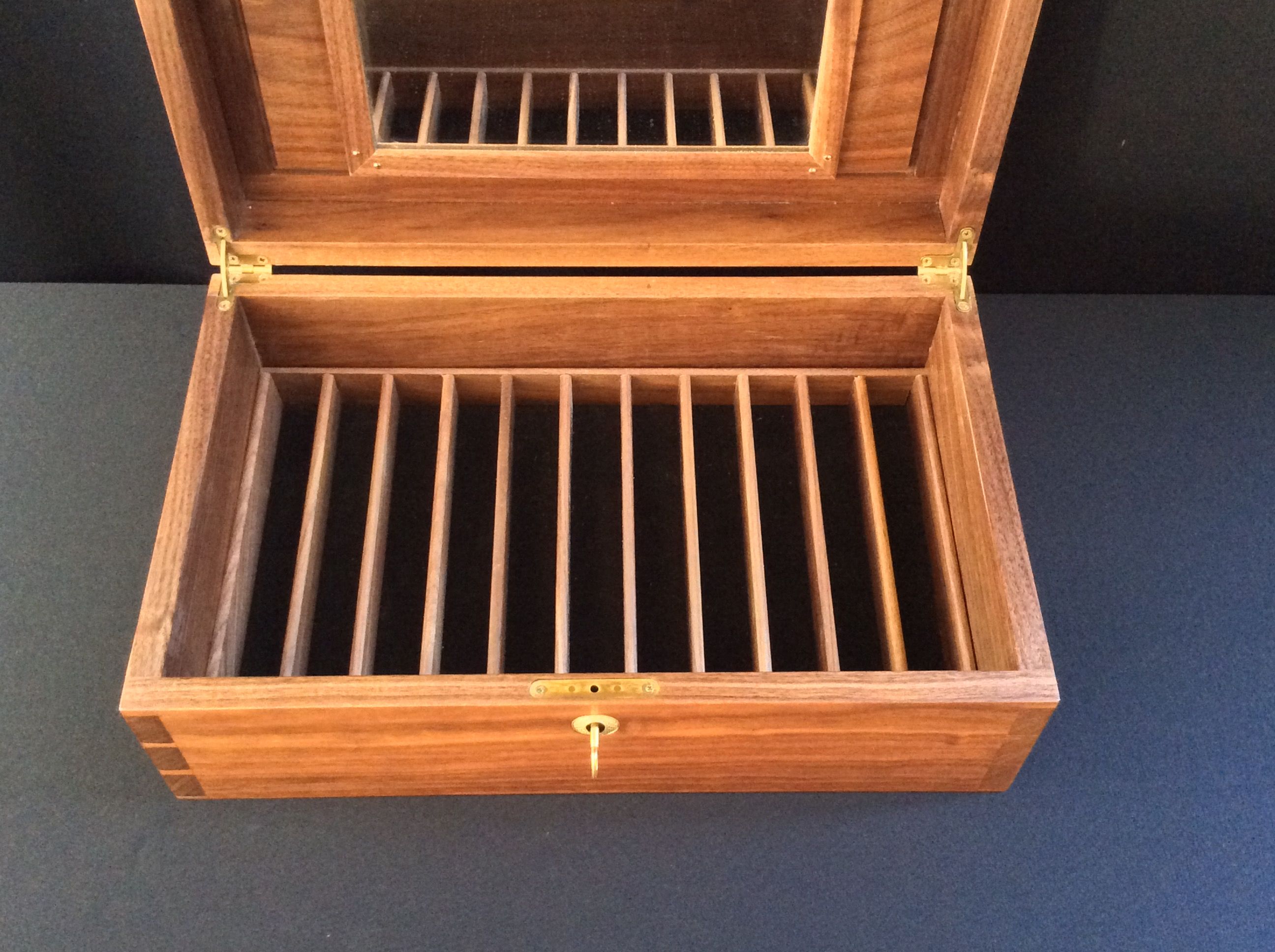 Hand Crafted Walnut Jewelry Box by David Klenk