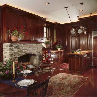 Custom Made Formal Wall Paneling & Door - Kitchen