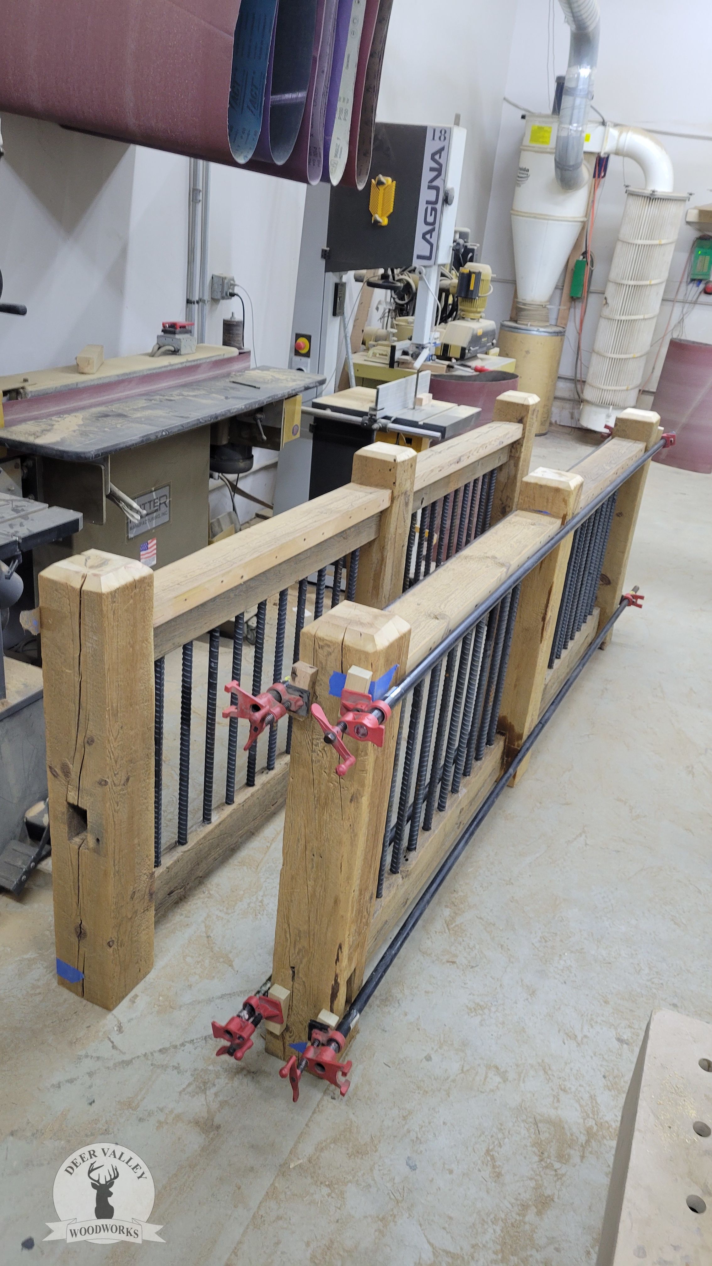 Buy Handmade Reclaimed Railing, made to order from Deer Valley Woodworks