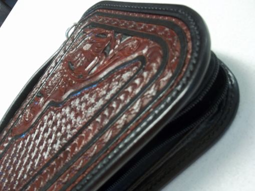 Custom Made Bcl355 Large Oblong Pistol Case In “Midnight Black