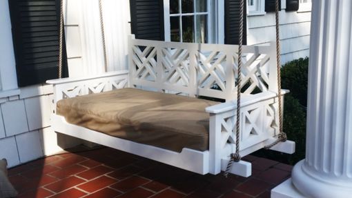 Custom Made Chippendale Porch Bed Swing