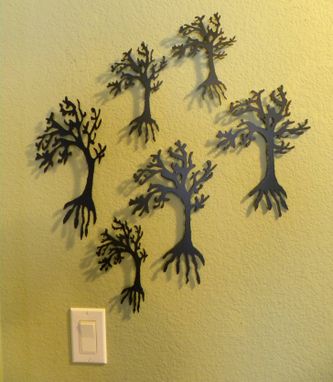 Custom Made Trees In The Wind - Set Of 3