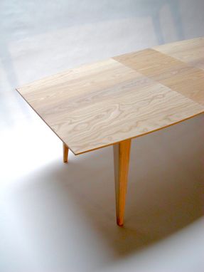 Custom Made Custom Ash Dining Table With Removable Center Leaf