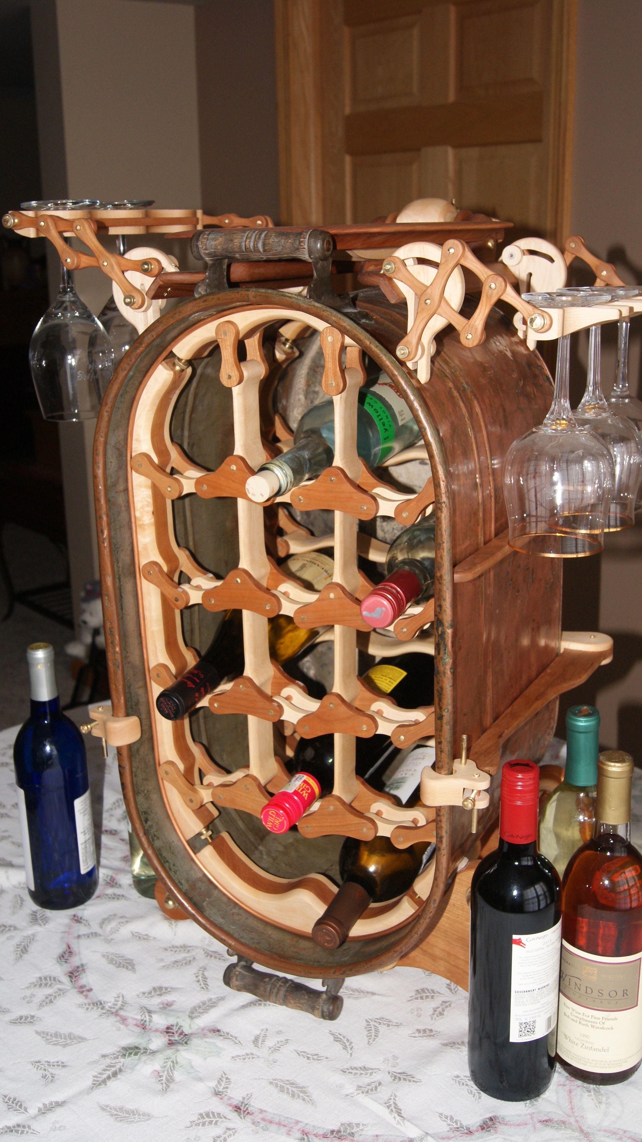 Buy Custom Wine Rack, World's Most Unique!, made to order from Michael
