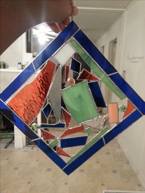 Custom Made Stained Glass Wall Art - Fun With Scraps