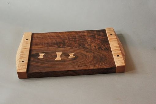 Custom Made Walnut And Curly Maple Cutting Board