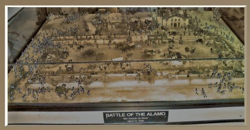 Custom Made Scale Model Of The Battle Of The Alamo