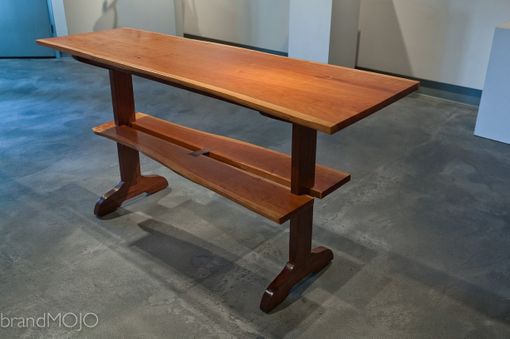 Custom Made Crivelli Live Edge Console Kitchen Island