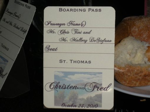 Custom Made Custom Wedding Reception Items- 1 Escort Card, 1 Table Numbers, 1 Menu Your Quantity And Style
