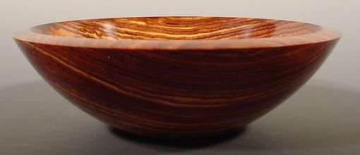 Custom Made Exotic Wood Cocobolo Bowl