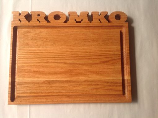 Custom Made Personalized Cutting Board With 3d Text