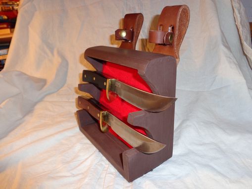 Custom Made Knife Display Stand For Hunting Knives