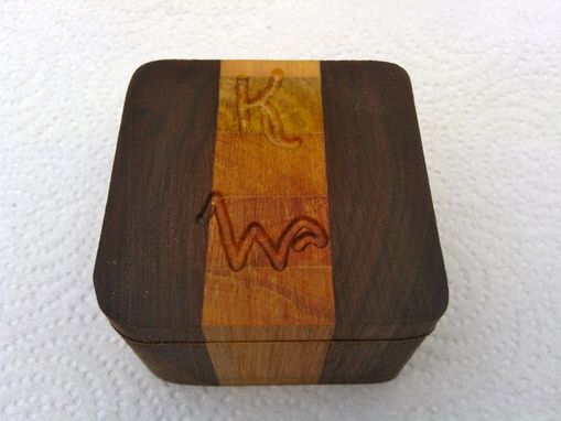 Custom Made Solid Wooden Earring Box