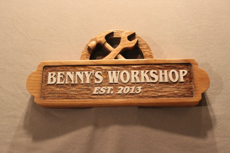 Hand Made Carved Wooden Signs | Custom Wood Signs | Shop Signs ...