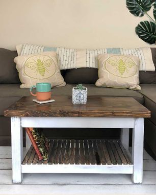 Custom Made Headhouse Coffee Table: Farmhouse Coffee Table