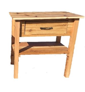 Custom Made Rustic Distressed Bedroom End Tables