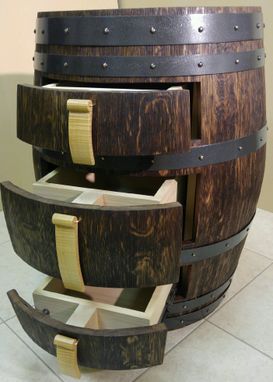 Custom Made Wine Barrel Dresser