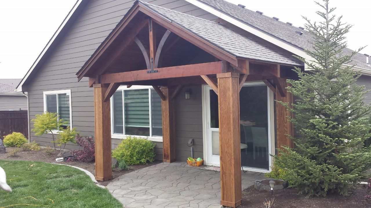 Custom Cedar Craftsman Patio Cover Kit by Bird Boyz Builders ...