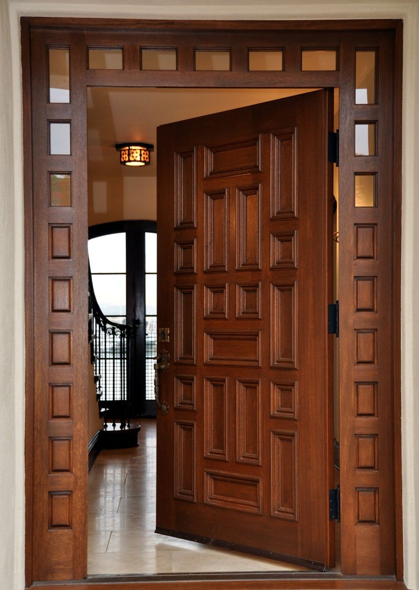 Custom Historical Reconstuction Main Entry Door by Glerup