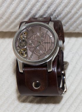 Custom Made Matching Set Cuff Bracelet And Watch Band