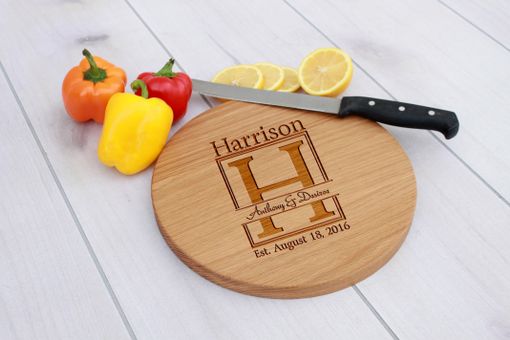 Custom Made Personalized Cutting Board, Engraved Cutting Board, Custom Wedding Gift – Cbr-Wo-Anthony&Desiree