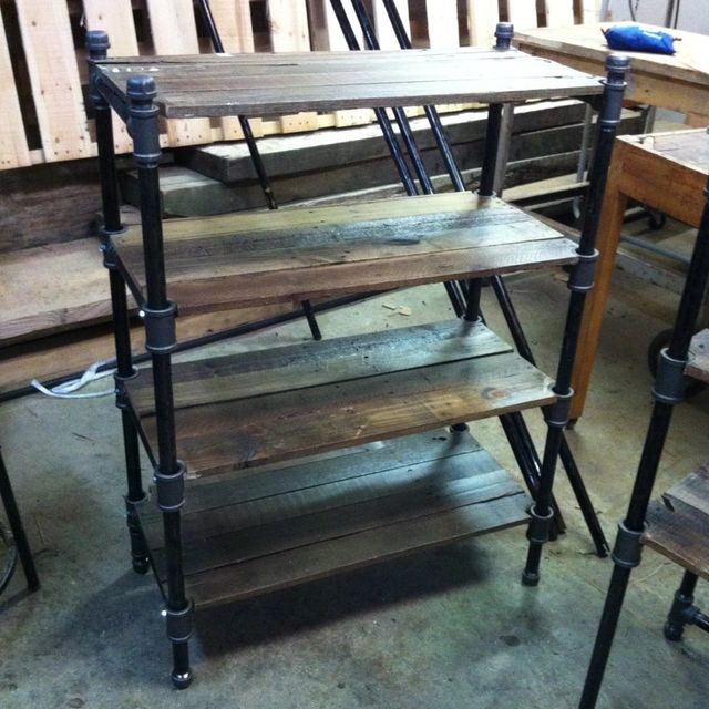 Custom Made Pair Of Reclaimed Oak And Cast Iron Pipe Custom Made Pair Of Reclaimed Oak And Cast Iron Pipe Shelves By J S Wood Furniture Custommade Com