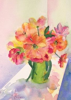 Custom Made Greeting Card, Wedding Invitation, Personalized Watercolor Stationary, Birthday Card