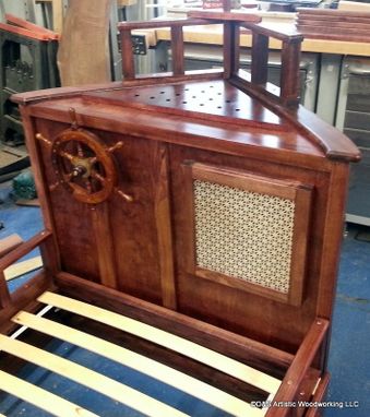 Custom Made Twin Size Pirate Ship Bed