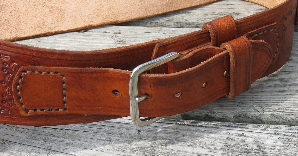 Custom Western Gun Belt And Double Loop Holster by Red Wolf Leather ...