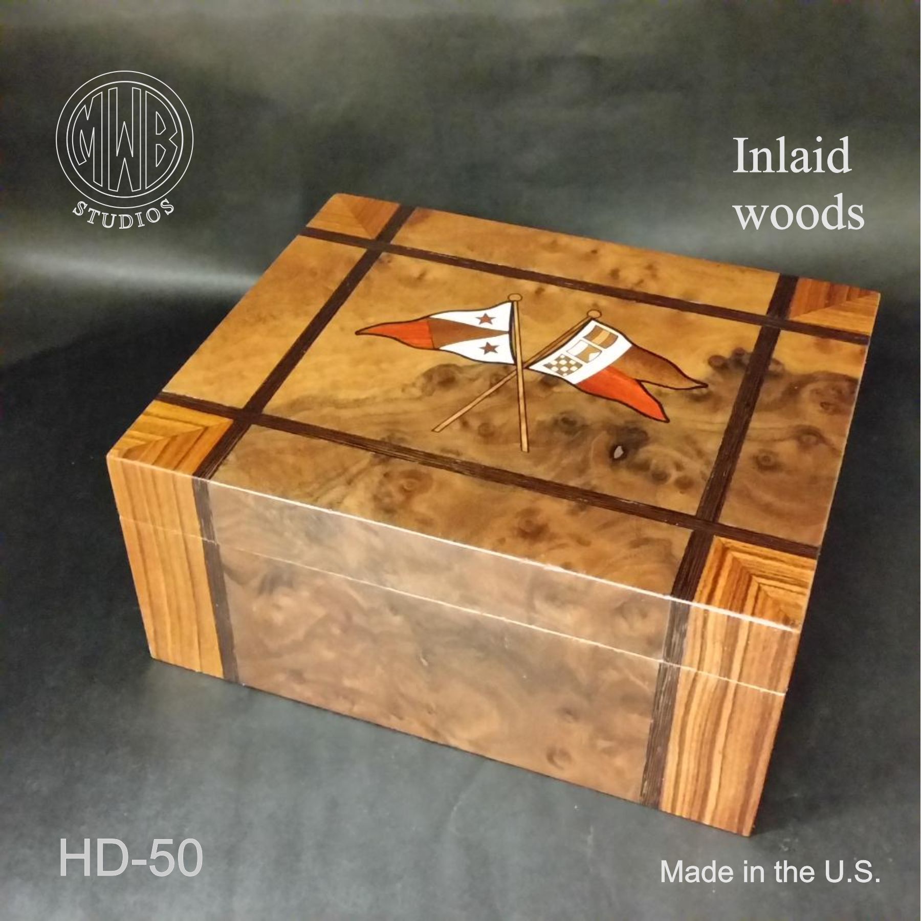 Handmade Handcrafted Humidor's Made In The U.S. Hd50 by Mwb Studios
