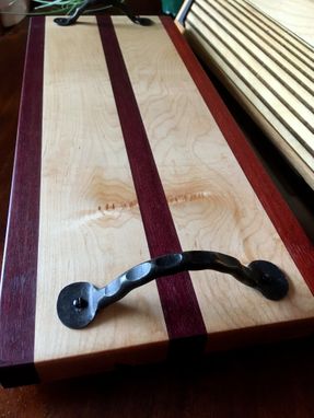 Custom Made Cutting Board Tray - Charcuterie Serving Tray