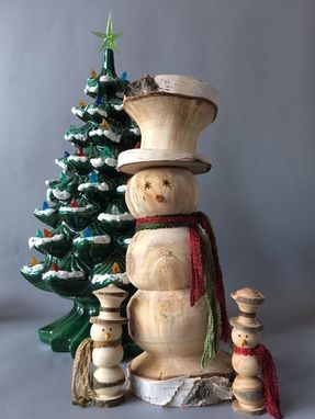 Custom Made Rustic Snowmen