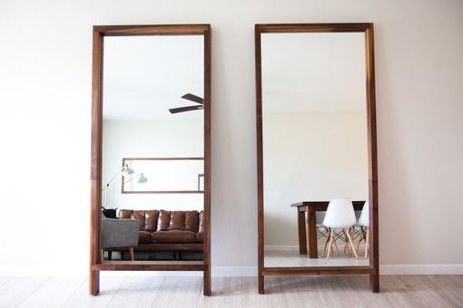 Custom Made Modern Floor Mirror