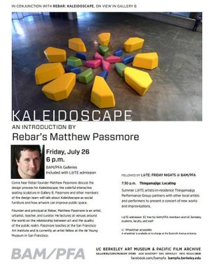 Custom Made Rebar's Kaleidoscape At The Berkeley Art Museum/Pacific Film Archive