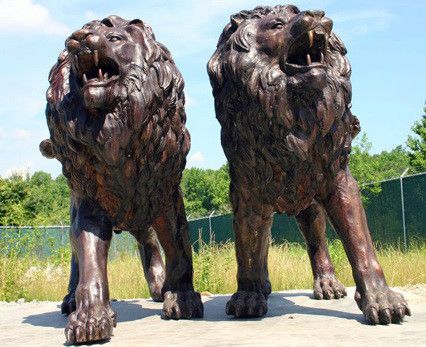 Custom Made Bronze Lions Life Size Bronzes - Custom Bronze Statues & Sculptures - Lost Wax Casting