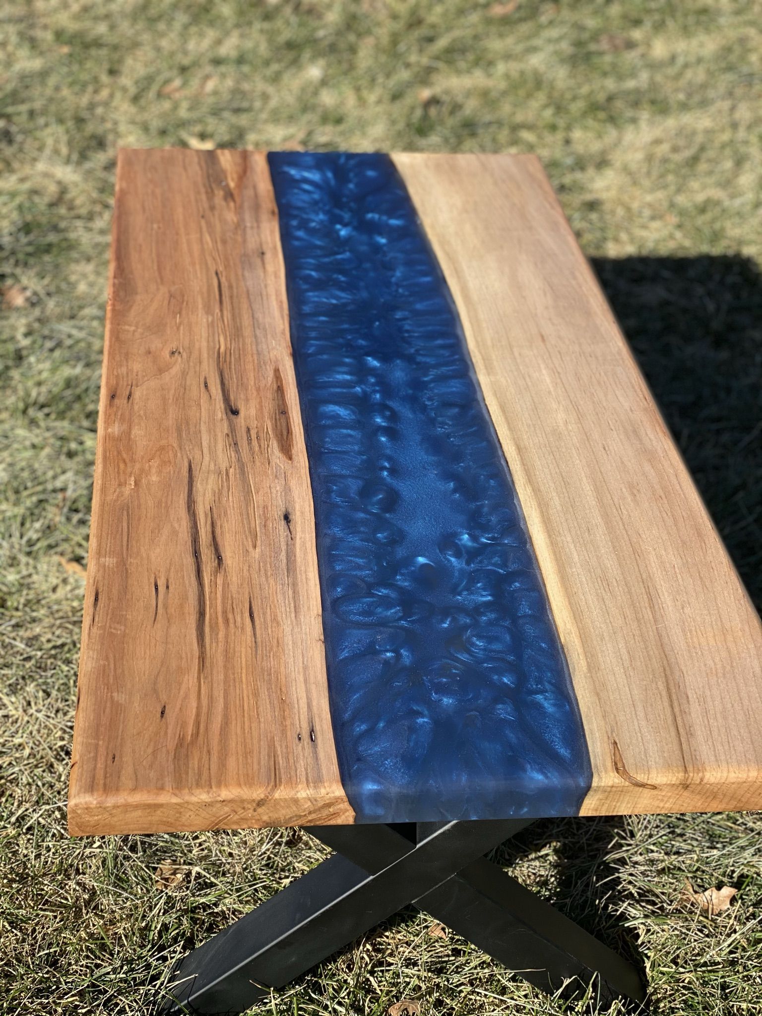 Hand Made Custom Epoxy Tables by Crafted of Light and Lumber