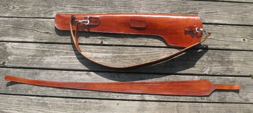 Custom Made Custom Tooled Rifle Scabbard