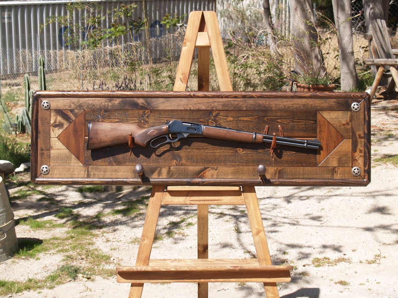 Hand Crafted Gun Rack By Art Of Wood