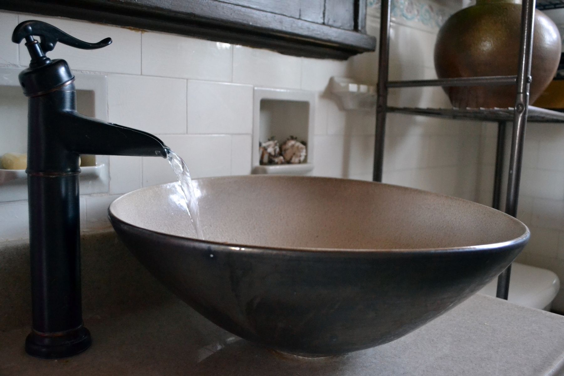 Custom Made Ceramic Pedestal Sinks Fountain Bowls By Jacob