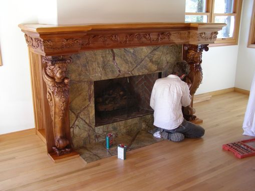 Custom Made Fireplace Mantel