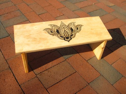 Custom Made Eastern Lotus Meditation Bench