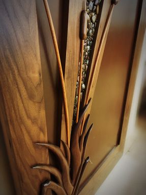 Custom Made Hand Carved Entry Door