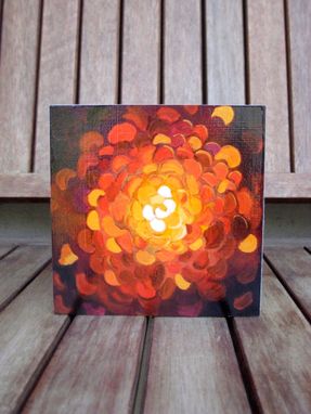 Custom Made Marigold Fine Art Print - 5x5 Mounted Print On Wood Panel