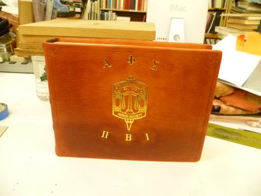 Custom Made Custom Book For A Fraternity